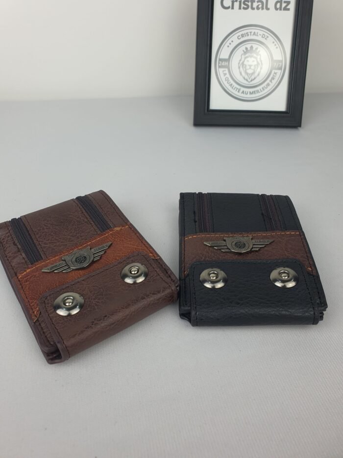 portefeuille et porte cartes  BOVI'S en cuir très bon qualité - Image 7