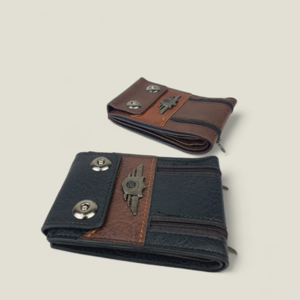 portefeuille et porte cartes BOVI'S en cuir très bon qualité
