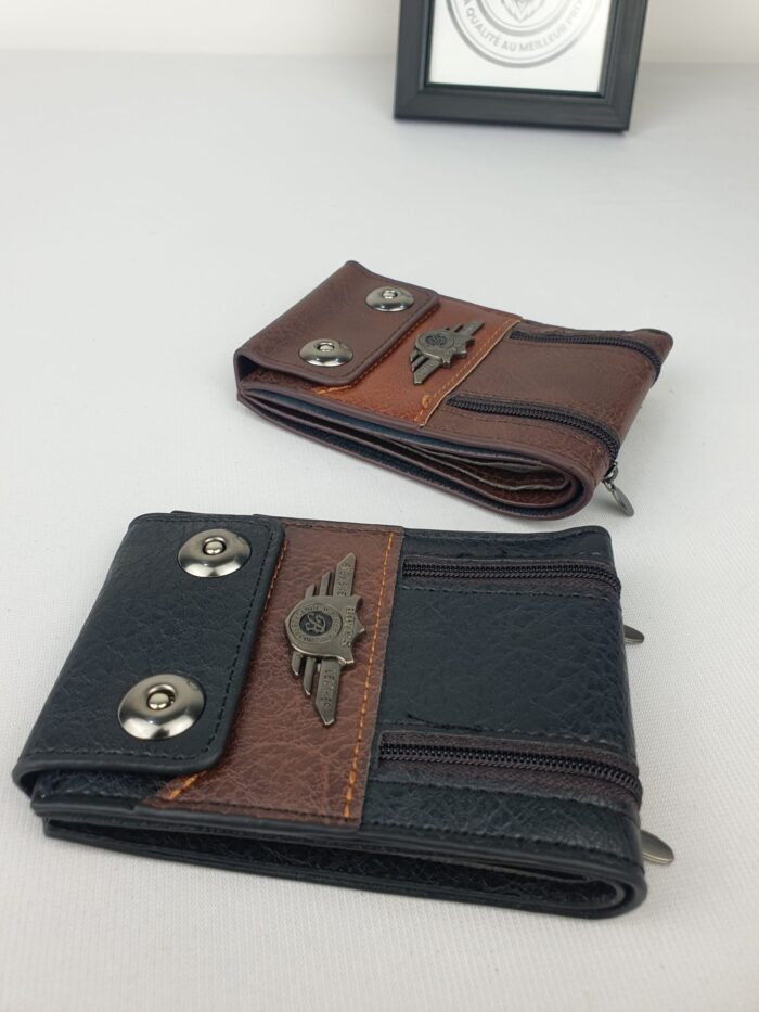 portefeuille et porte cartes  BOVI'S en cuir très bon qualité - Image 6