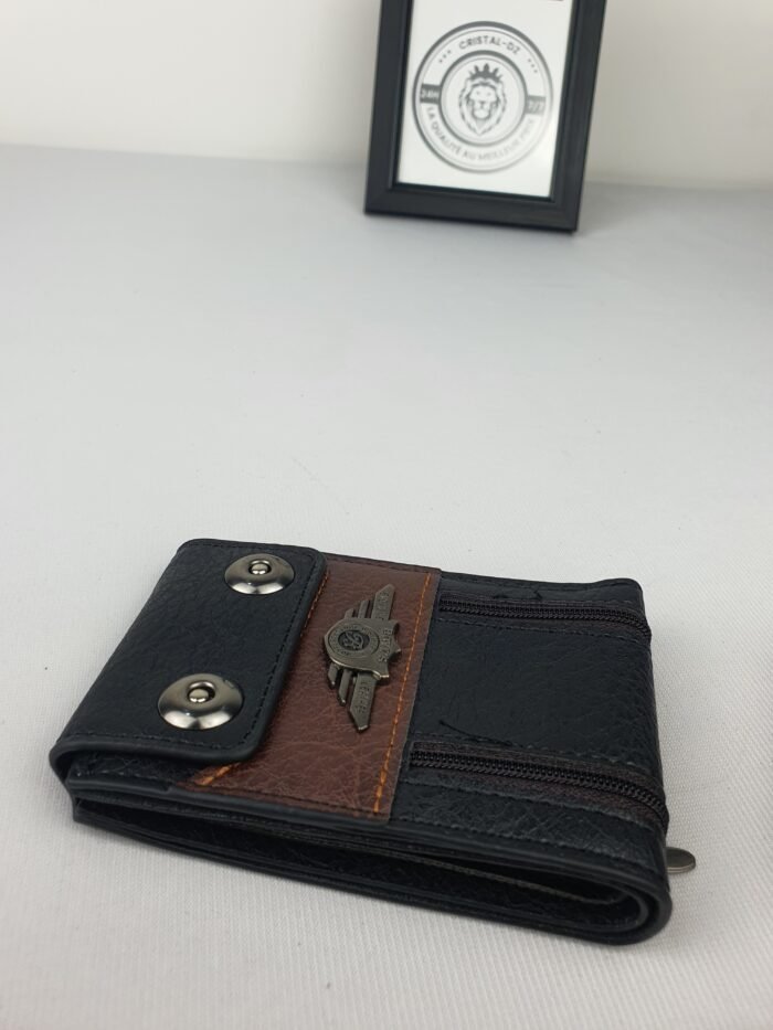 portefeuille et porte cartes  BOVI'S en cuir très bon qualité - Image 4
