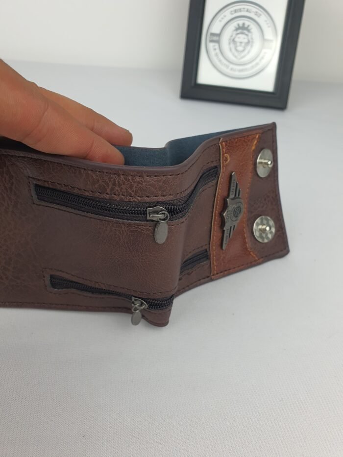 portefeuille et porte cartes  BOVI'S en cuir très bon qualité - Image 9