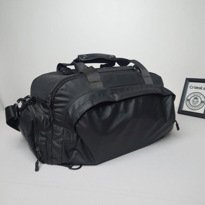 sac à dos et cabas et sac à main en simili cuir avec poche à chaussures - Image 3