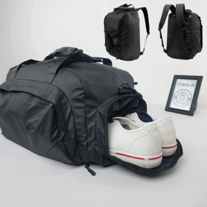 sac à dos et cabas et sac à main en simili cuir avec poche à chaussures - Image 8