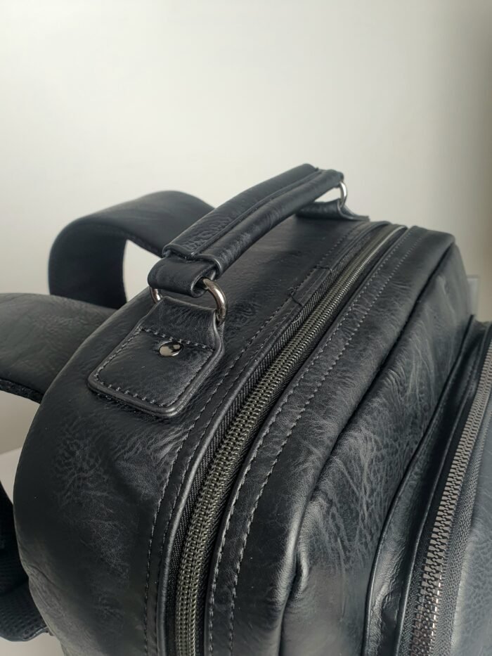 Un sac à dos classique au design fabuleux et extrêmement élégant, adapté aux amateurs de luxe.Cuir PU à Fermeture éclair Vintage - Image 11