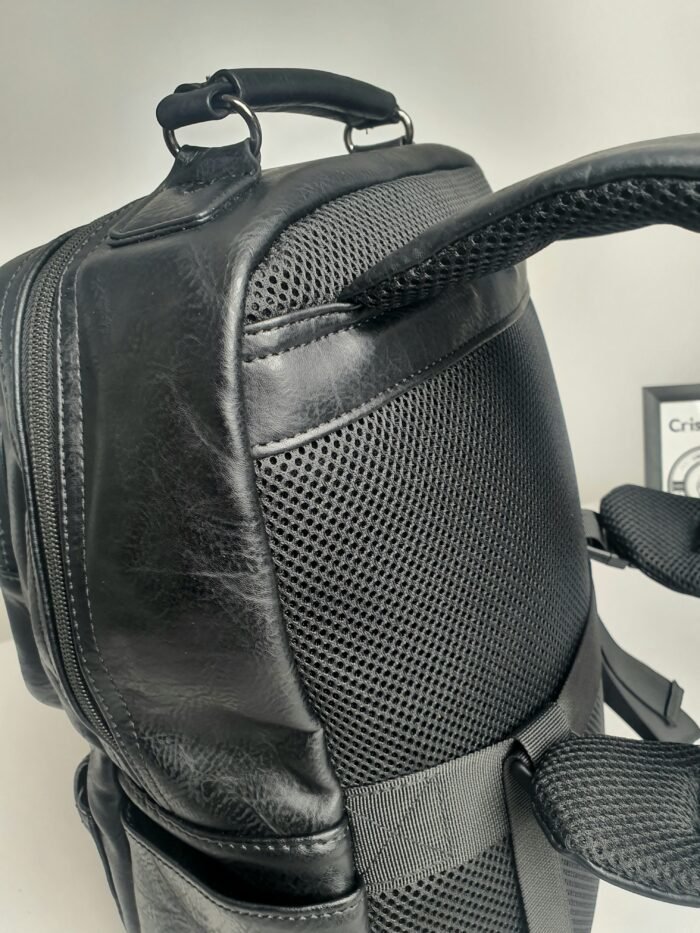 Un sac à dos classique au design fabuleux et extrêmement élégant, adapté aux amateurs de luxe.Cuir PU à Fermeture éclair Vintage - Image 9