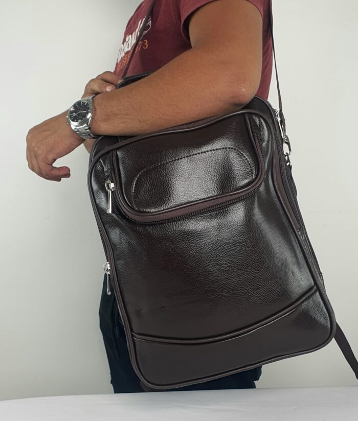 3en1 Sac à dos, sac à main, sac à bandoulière en cuir - Image 19