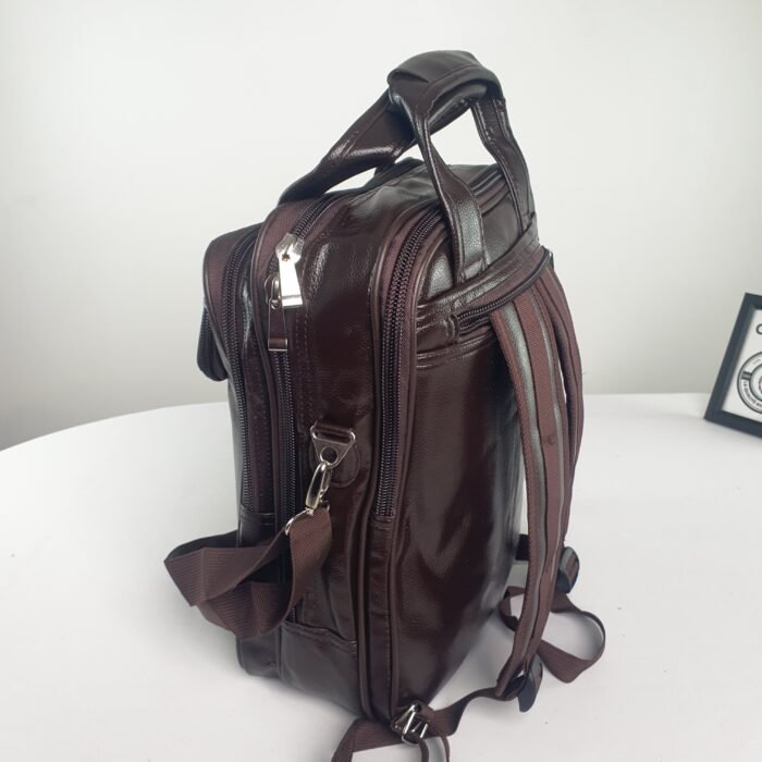 3en1 Sac à dos, sac à main, sac à bandoulière en cuir - Image 16