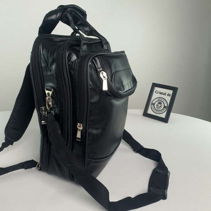 3en1 Sac à dos, sac à main, sac à bandoulière en cuir - Image 11