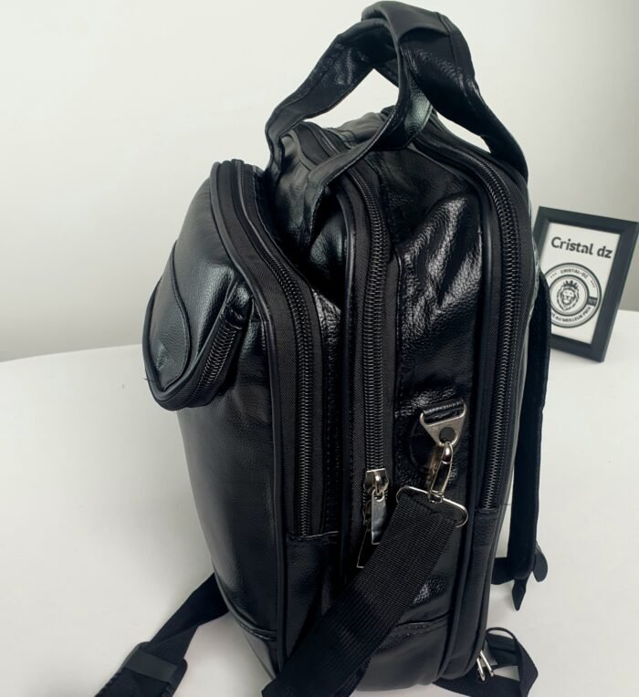 3en1 Sac à dos, sac à main, sac à bandoulière en cuir - Image 9