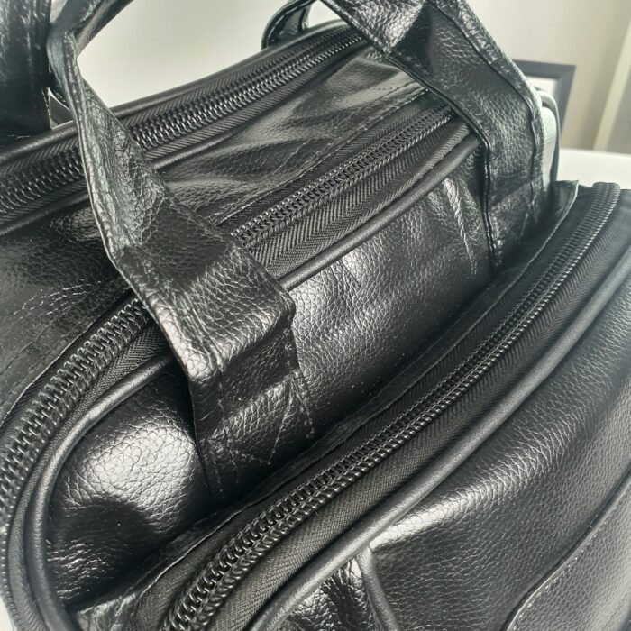 3en1 Sac à dos, sac à main, sac à bandoulière en cuir - Image 14