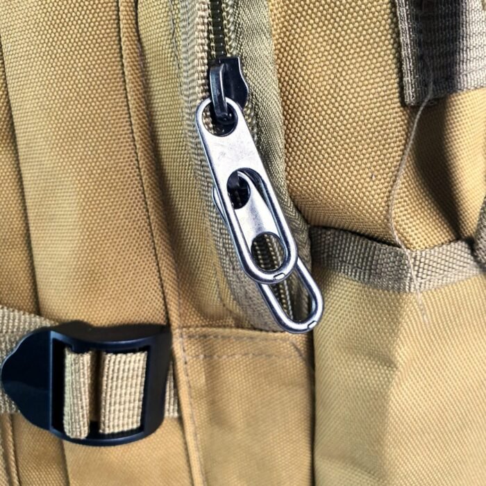 Lizbin  Sac à Dos de Randonnée De Camping 80L, Sac à Dos Tactique Militaire Molle Extra Large, Résistant à l'eau beige - Image 14