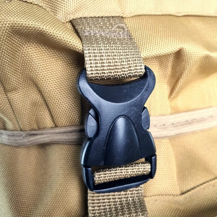 Lizbin  Sac à Dos de Randonnée De Camping 80L, Sac à Dos Tactique Militaire Molle Extra Large, Résistant à l'eau beige - Image 15