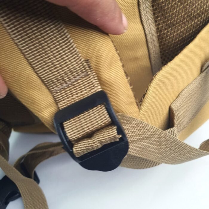 Lizbin  Sac à Dos de Randonnée De Camping 80L, Sac à Dos Tactique Militaire Molle Extra Large, Résistant à l'eau beige - Image 11