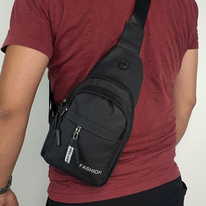 Sac à bandoulière imperméable pour homme – FASHION - Image 4