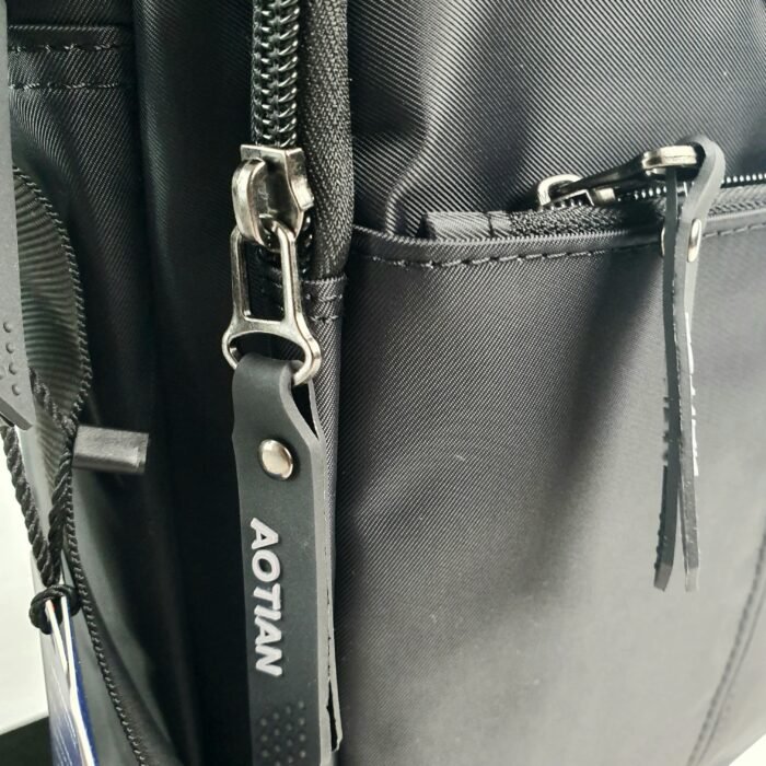 AOTIAN Sac à bandoulière  pour homme - Étanche - Noir - Pour le travail, les voyages, l'école, Noir - Image 5