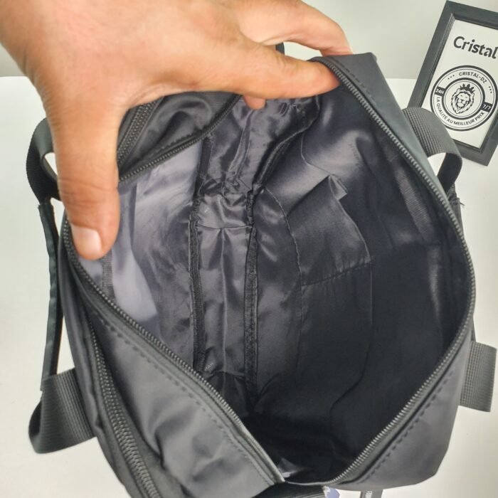 AOTIAN Sac à bandoulière  pour homme - Étanche - Noir - Pour le travail, les voyages, l'école, Noir - Image 17