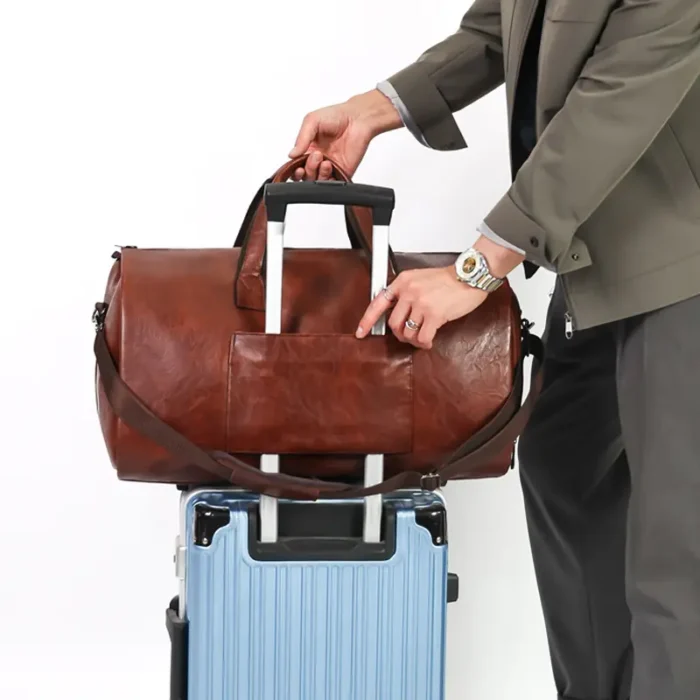 Sac de voyage convertible avec compartiment à chaussures, sac à vêtements étanche pour le voyage - Image 22