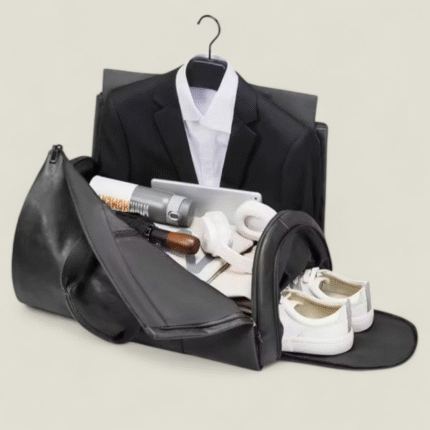 Sac de voyage convertible avec compartiment à chaussures, sac à vêtements étanche pour le voyage