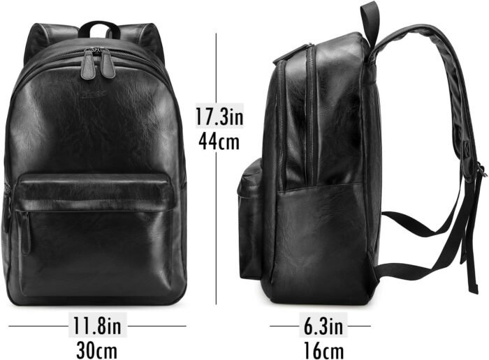 Baoblaze Sac à Dos en Cuir imperméable, résistant - Image 5