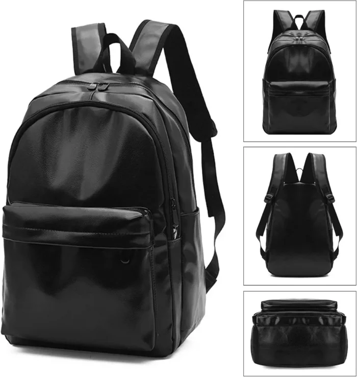 Baoblaze Sac à Dos en Cuir imperméable, résistant - Image 8