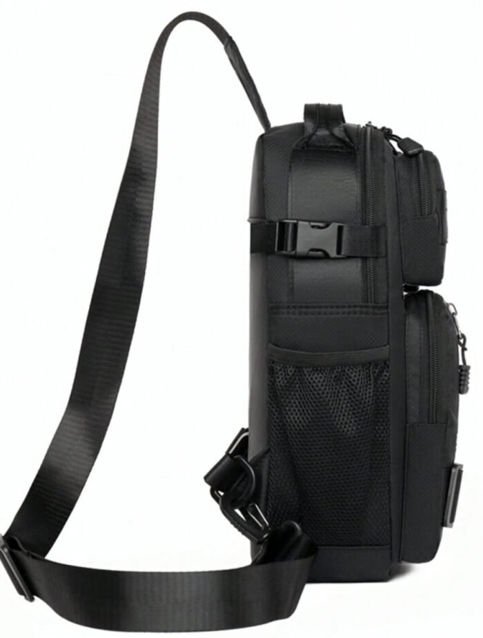 Sac à bandoulière PAZRSASX, sac messager, sac à dos imperméable pour homme - Noir - - Image 5