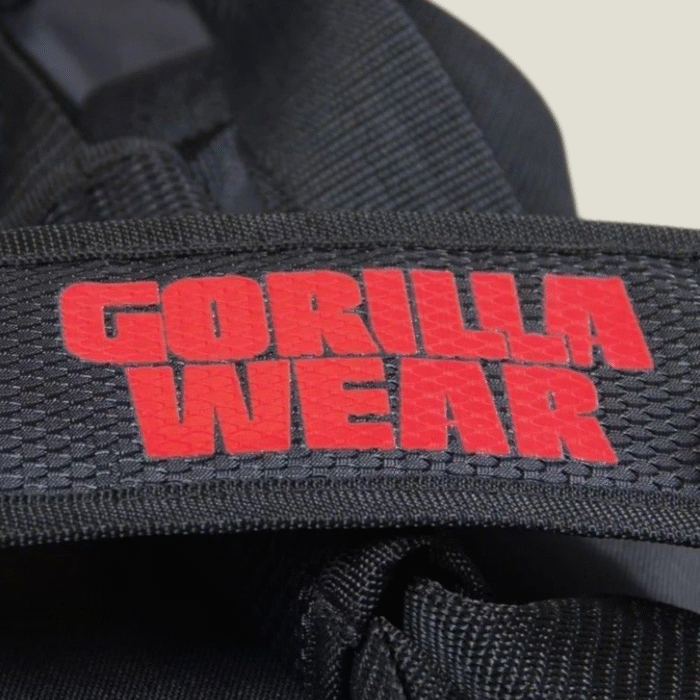 cabas GORILLA WEAR Jerome Gym Bag - Black/Red - Image 9