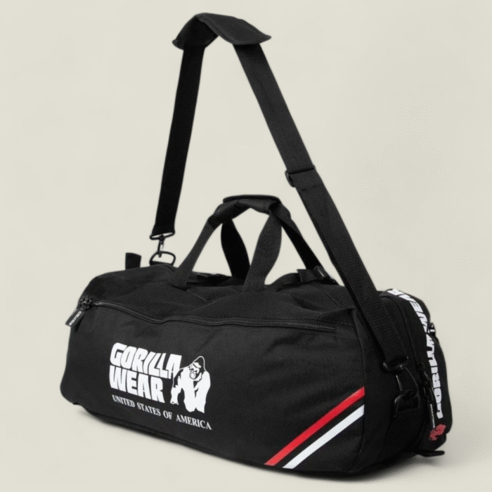cabas et sac a dos GORILLA WEAR Norris Hybrid Gym Bag - Black - Image 1