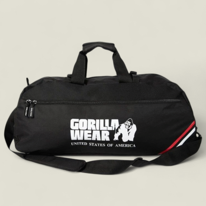 cabas et sac a dos GORILLA WEAR Norris Hybrid Gym Bag - Black - Image 4