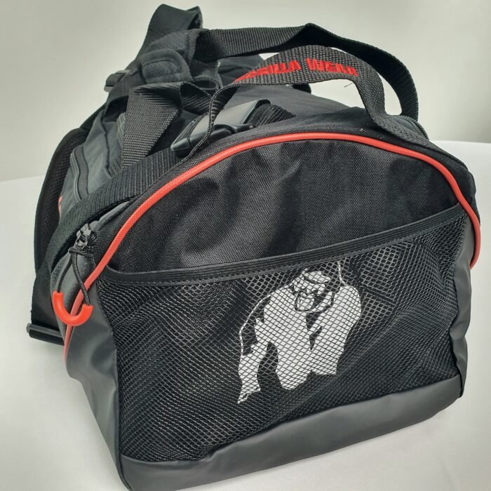 cabas GORILLA WEAR Jerome Gym Bag - Black/Red - Image 16