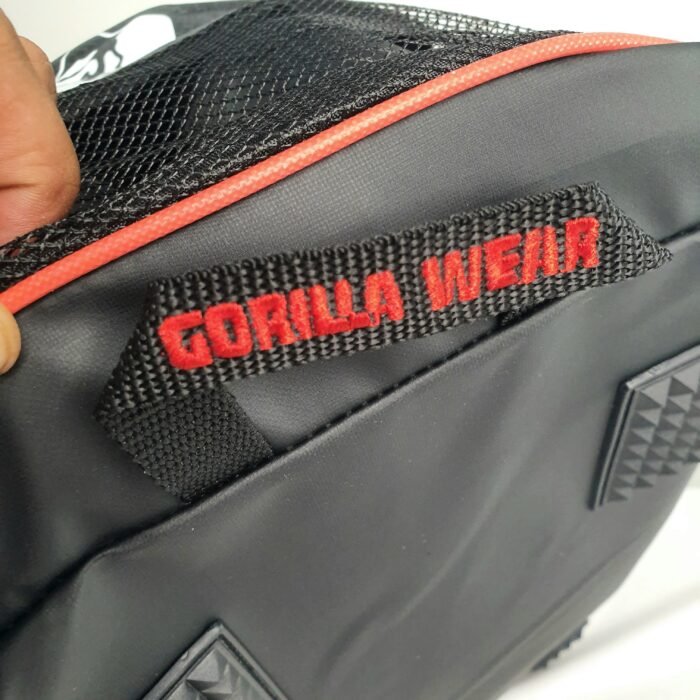 cabas GORILLA WEAR Jerome Gym Bag - Black/Red - Image 13