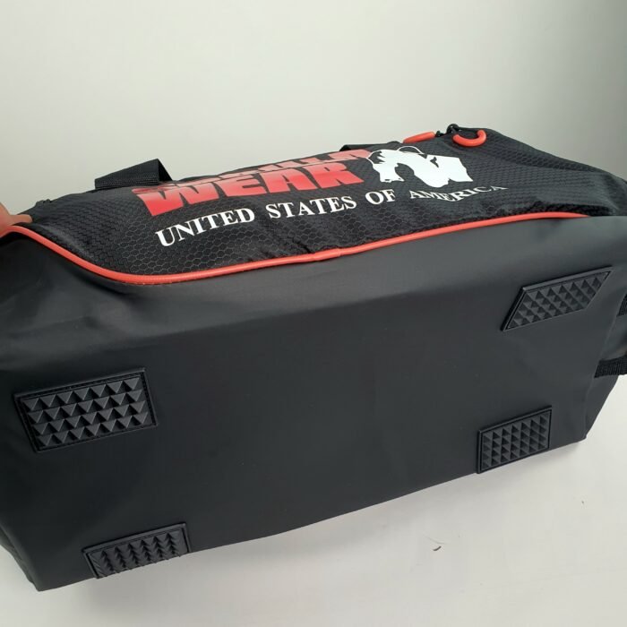cabas GORILLA WEAR Jerome Gym Bag - Black/Red - Image 12