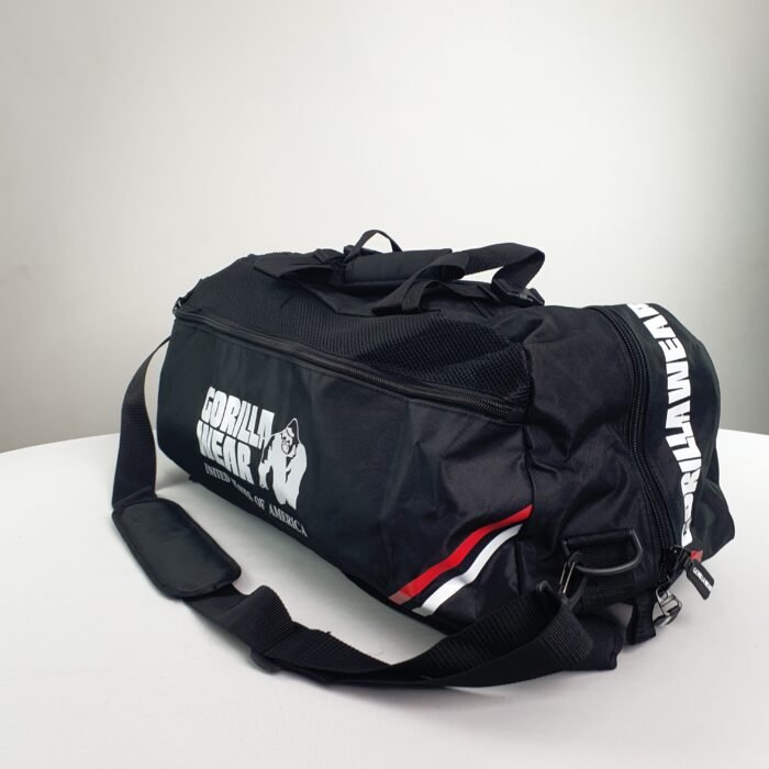 cabas et sac a dos GORILLA WEAR Norris Hybrid Gym Bag - Black - Image 10