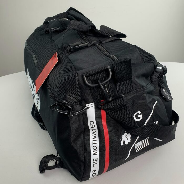 cabas et sac a dos GORILLA WEAR Norris Hybrid Gym Bag - Black - Image 15