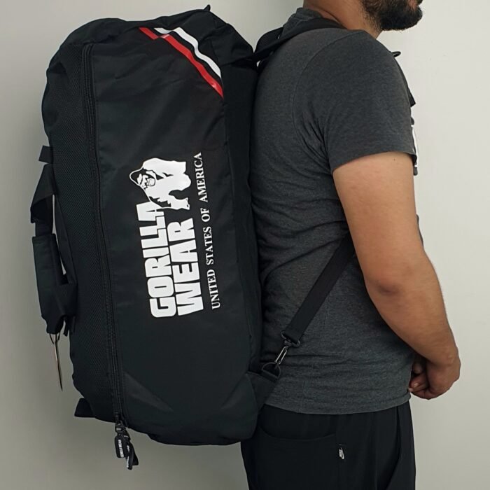 cabas et sac a dos GORILLA WEAR Norris Hybrid Gym Bag - Black - Image 20