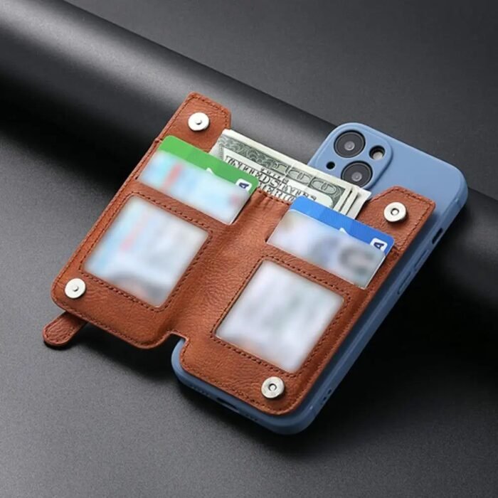 Porte-cartes et monnaie adhésif pour téléphone - Image 8