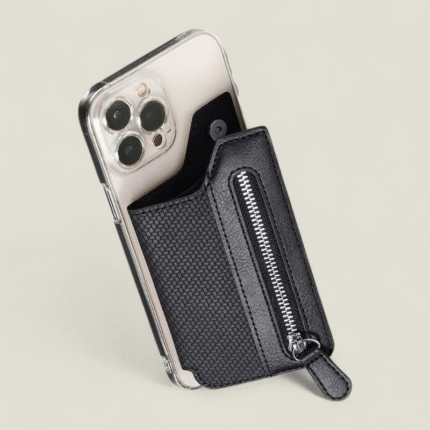 Porte-cartes et monnaie adhésif pour téléphone