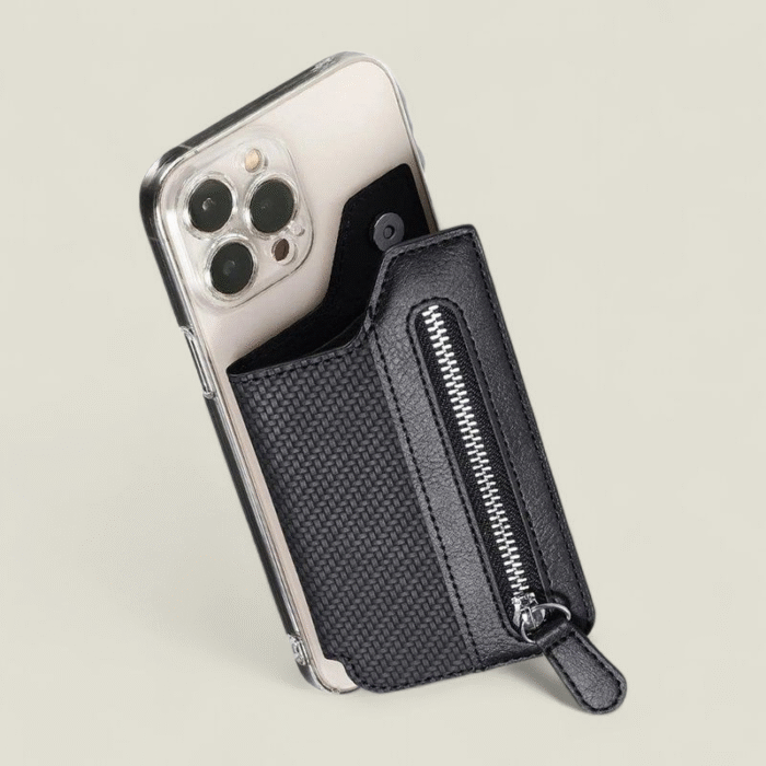 Porte-cartes et monnaie adhésif pour téléphone - Image 1