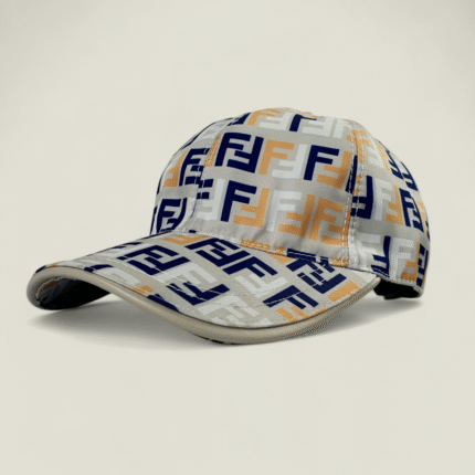 Casquette Sport Fendi Élégante blanc/jaune