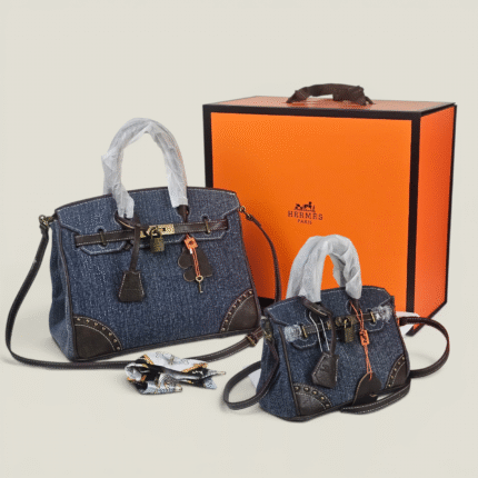 Sac by Hermès Luxe Denim Style Birkin – Collection Élégance