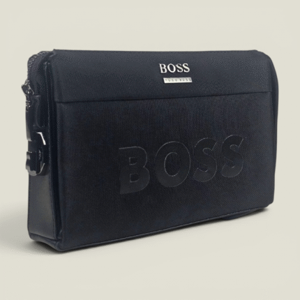 sac à main Hugo Boss très bon qualité avec système mot de passe black black